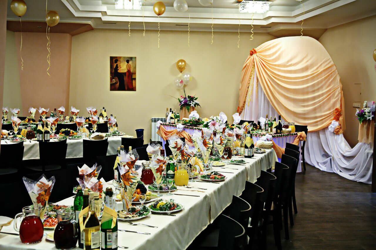 Сервировка свадьбы